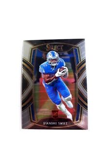 D’Andre Swift Rookie Card RC 2020 Panini Select Club Level #251 Base Lions NFL