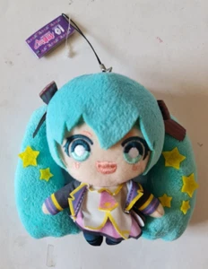 Hatsune Miku series MEJ fluffy stuffed toy Keychain Plush Doll SEGA Japan - Picture 1 of 5