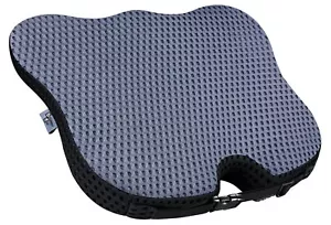 Wedge Car Seat Cushion Memory Foam for Comfort Relief Sciatica Hip Pain Gray - Picture 1 of 7