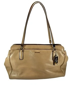 Coach Madison No. E1373-25161 Brown Leather Shoulder Bag Pre-Owned Genuine - Image 1 of 4