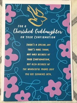 Hallmark Cherished Goddaughter On Your Confirmation Greeting Card - Image 1 of 4