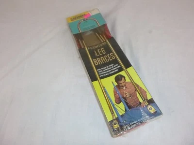 Nuevo de Colección Mediados de Siglo Gerber Metal Piernas Soportes Acabado Latón Orig. Paquete Foto 1 de 4