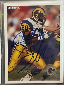 1994 Topps FRED STOKES signierte Karte Autogramm Auto RAMS REDSKINS Karte #266 - Bild 1 von 2
