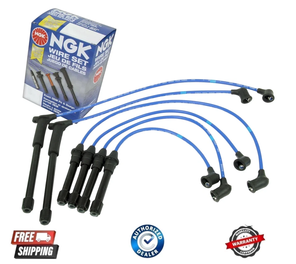 NEW NGK 8113 Spark Plug Wires Set fits 97-01 Nissan Altima 2.4L-L4 - Image 1 of 1