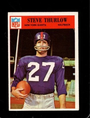 1966 PHILADELPHIA #129 STEVE THURLOW VG+ NY GIANTS *X69637 - Image 1 of 2