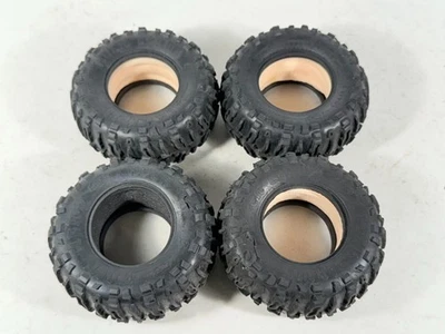 4x neumáticos usados dañados Losi Rock Claws 1.9 con espumas axiales Foto 1 de 4