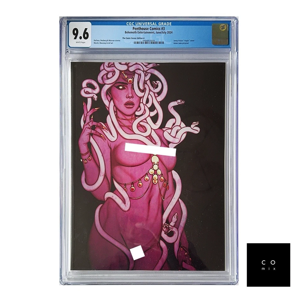 PENTHOUSE Comics #3 Graded CGC 9.6 JENNY FRISON Virgin VAR Ltd 500 Magazine NSFW Foto 1 de 4
