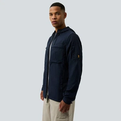 Patrick Mens Casual Jacket William Terraces Full Zip Jacket Navy - Image 1 of 4