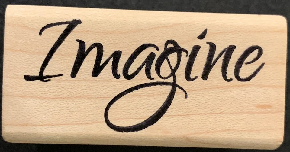 Magenta Imagine Rubber Stamp - Imagem 1 de 3