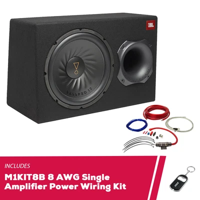 Subwoofer alimentado por puerto JBL SUBBP12AM BassPro 12" con kit de amplificador Foto 1 de 4