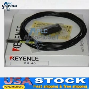 New KEYENCE FU-40 Reflective Fiber Optic Sensor US Free TAX - Picture 1 of 9