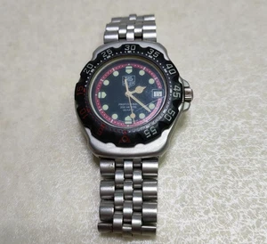 Orologio Uomo Tag Heuer Formula 1 374.513 35mm Quadrante Nero Quarzo di JP - Foto 1 di 7