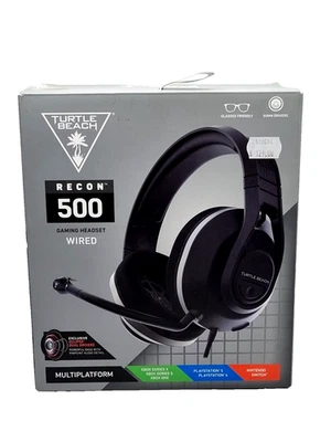 TURTLE BEACH RECON 500 GAMING HEADSET-Speaker Not Working–No Audio–For Parts - Image 1 of 4