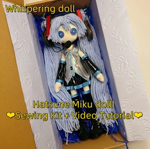 Hatsune Miku doll 12" DIY Sewing Kit + Video Tutorial - Make Your Own Anime Doll - Picture 1 of 6