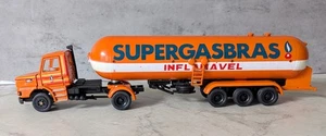 Supermini Scania T Cab & Tanker Trailer Supergasbras Scale 1:50 Boxed - Picture 1 of 22