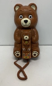Telemania Brown Bear Teddy Corded Home Phone - Photo 1/6