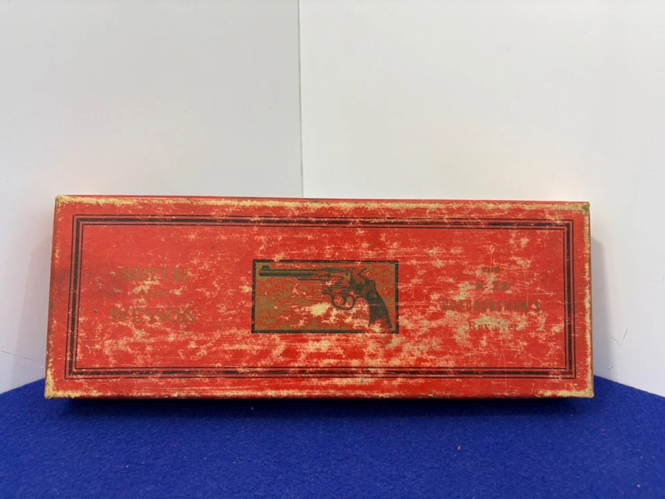 Smith & Wesson K-22 Outdoorsman Caja de Fábrica - Caja Roja Temprana .22 LR K-Frame Foto 1 de 4
