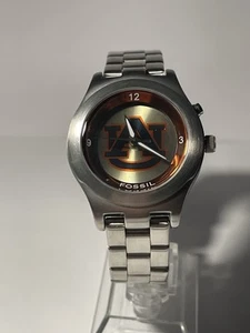 Auburn Tigers NCAA Edelstahl Kaleido Uhr von Fossil NEU (SELTEN) - Bild 1 von 11
