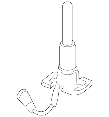 Mástil de antena original Mercedes-Benz 210-820-21-75 Foto 1 de 3