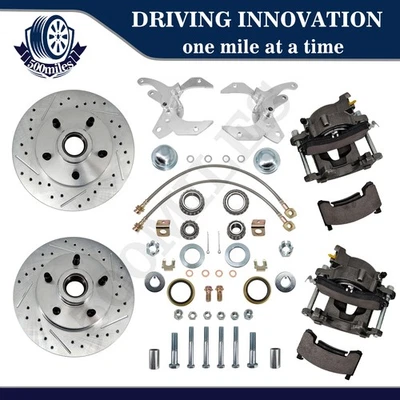 Disc Brake Conversion Kit 11 Inch for 1954-1957 Ford Farilane Victoria Crestline Foto 1 de 4