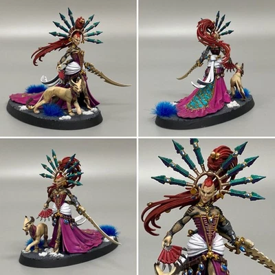 YVRAINE ELDAR AELDARI WARHAMMER 40K 40,000 PAINTED CRAFTWORLD YNNEAD PSYKER - Image 1 of 4