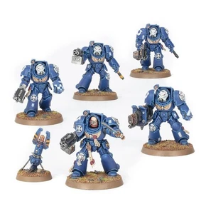 SPACE MARINE CRUX TERMINATOR SQUAD NEW ON SPRUE WARHAMMER 40.000 40k BATTLEFORCE - Picture 1 of 3