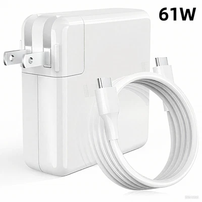 Lote de 61W carregador adaptador de energia USB-C tipo C para MacBook PRO 13" A1718 A1708 - Imagem 1 de 4