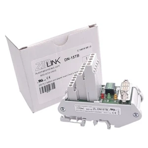 Automation Direct DN-15TB ZIPLink Breakout Board, D-Sub 15-Pin Male, RS232/422 - Picture 1 of 8