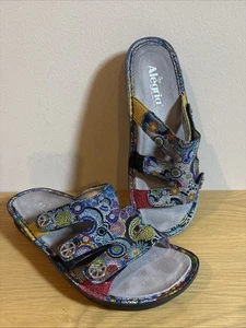 Sandalias Alegria Slide Venice Hippie Chic Dottie Cuero Para Mujer 38 EE. UU. 7,5/8 - Imagen 1 de 6