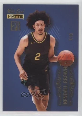 2022 Matte SP Exclusive Base Basketball Blue /10 Kendall Brown #MBN-12 Rookie RC - Image 1 of 2