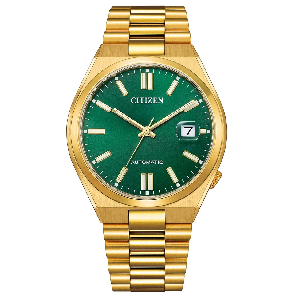 Citizen Tsuyosa NJ0152-51X Automatic Sapphire Green Dial Men's Watch