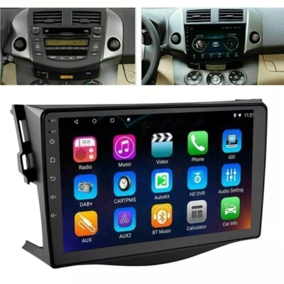 For 2007 2008 2009 2010-2012 Toyota RAV4 Android 13.0 Radio Car Stereo GPS WIFI - Image 1 of 4
