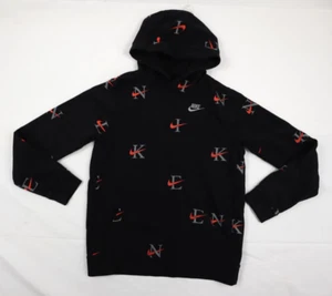 Nike Kids Boys Youth XL Scrambled Letters Logo Hoodie Hooded Sweatshirt - Picture 1 of 11