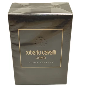 Roberto Cavalli Uomo Silver Essence 100ml Eau de Toilette 2017 Batch Rare! - Imagen 1 de 5