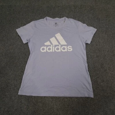 Adidas Camisa Niños PEQUEÑA Púrpura Fútbol Niñas Deportes Verano Trébol Logo Talla S Foto 1 de 4