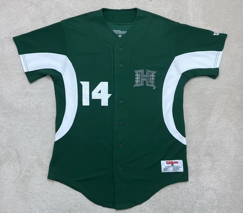 Kolten Wong Vintage U. of Hawaii Warriors Wilson Baseball jersey Sz M Cover