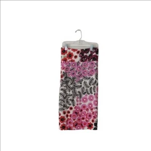 LuLaRoe Cassie Pink and Red Floral Skirt, Size XL - Picture 1 of 4