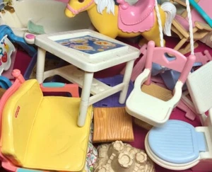 VTG Fisher Price U Pick Loving Family Dollhouse Accessories Furniture People - Picture 1 of 260
