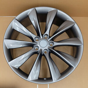 Front  For Tesla Model S OEM Design Wheel 21" 2012-2017 Charcoal Alloy Rim 98727