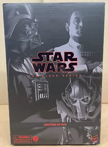 Star Wars The Black Series Masters of Evil 3 Pack Vader, Thrawn, Grievous New - Picture 1 of 9