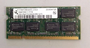 Qimonda 2 GB PC2-6400 DDR2-800 800 MHz Laptop Memory RAM HYS64T256020EDL-2.5C2 - Picture 1 of 1