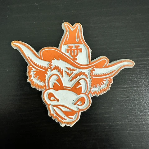 Vintage University Of Texas Longhorns Refrigerator Fridge Magnet NCAA Football Cover