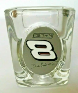 Dale Earnhardt Jr Shot Glass Nascar Racing #8, w/ Solid Pewter Emblem 2002 - Picture 1 of 2