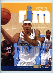 2006 Denver Nuggets Program NBA Basketball Phoenix Suns Above The Rim Magazine - Picture 1 of 2