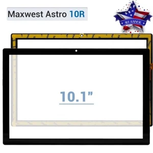 For Maxwest ASTRO 10R 10.1 inch Touch Screen Panel Digitizer Glass Replacement - Afbeelding 1 van 4