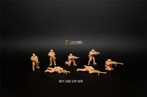 1/72 Modern French Army "Special Forces" 7 Mann Gruppe Soldat Modell (3D gedruckt) - Bild 1 von 1