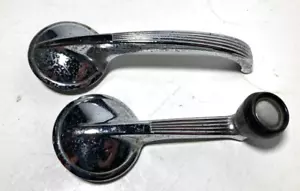 1955-1960 CHEVY BEL AIR DOOR HANDLE & WINDOW CRANK 150 210 Chevrolet GM 55 56 57 - Picture 1 of 10