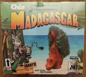 Chia MARTY Dreamworks Madagascar Decorative Planter "AS SEEN ON TV" - Picture 1 of 9