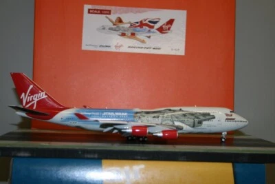 JC Wings 1:200 Virgin Atlantic Boeing 747-400 G-VLIP (EW2744001A) 'Flaps Down' - Image 1 of 4