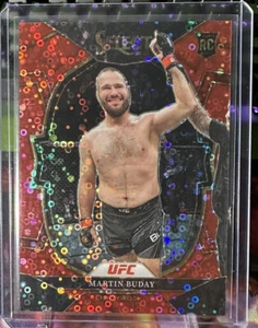 Martin Buday Rookie Concourse Red Disco Prizm /99 H2 2023 Panini Select UFC #37 - Picture 1 of 2